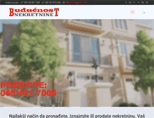 Tablet Screenshot of buducnostnekretnine.com